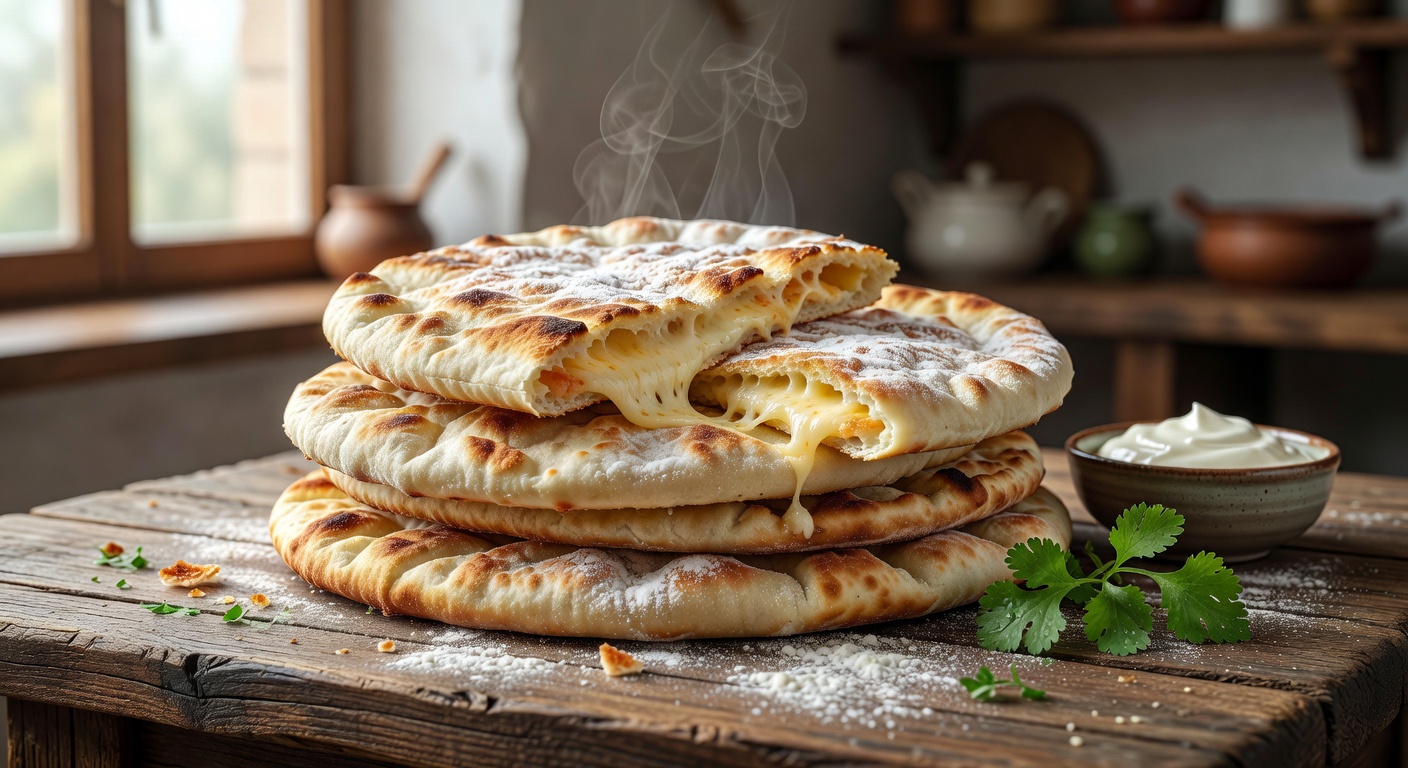 Аварские лепешки рецепт готовые лепешки с картофелем