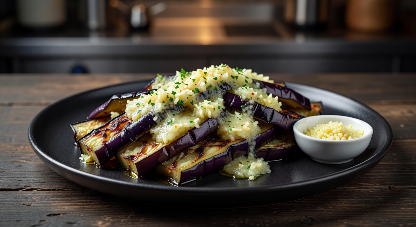 Баклажаны с чесноком рецепт