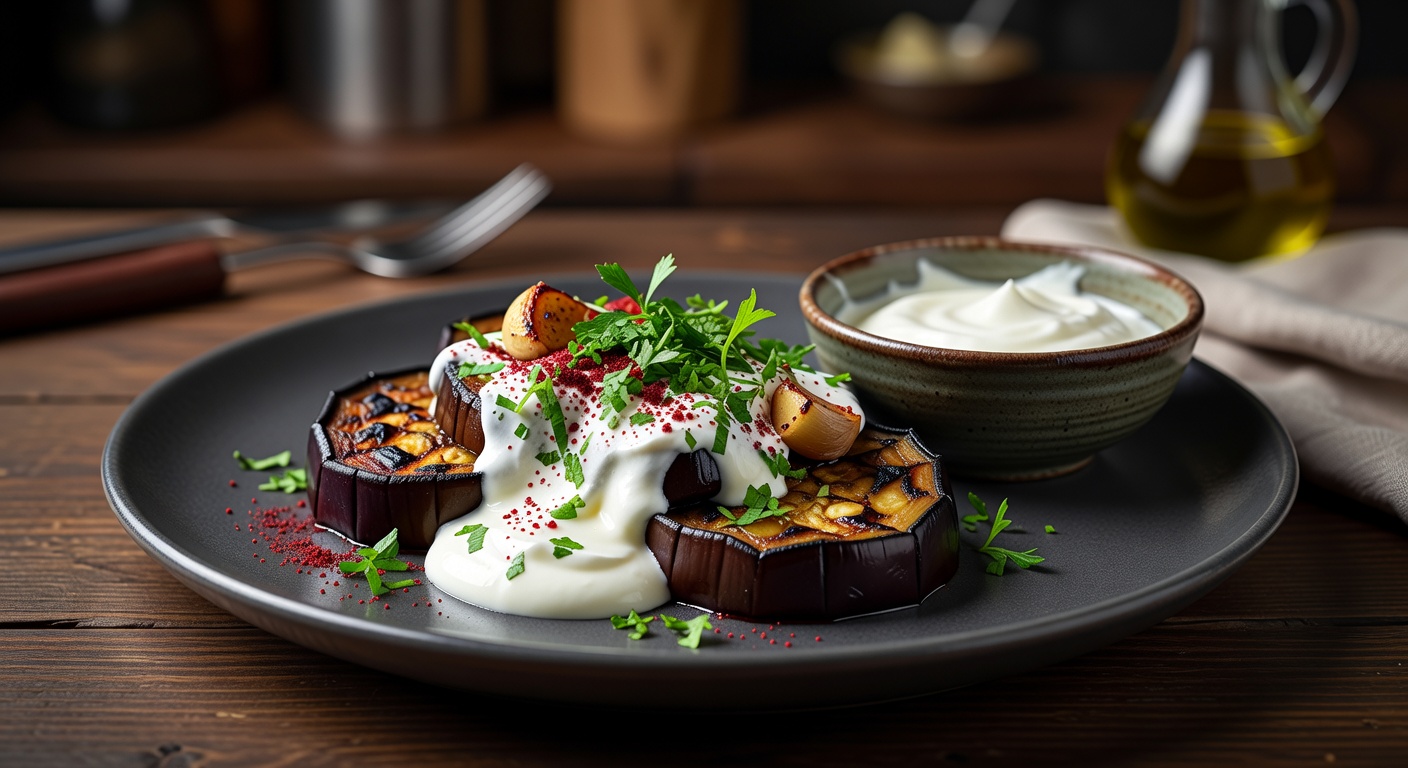 Баклажаны с йогуртом