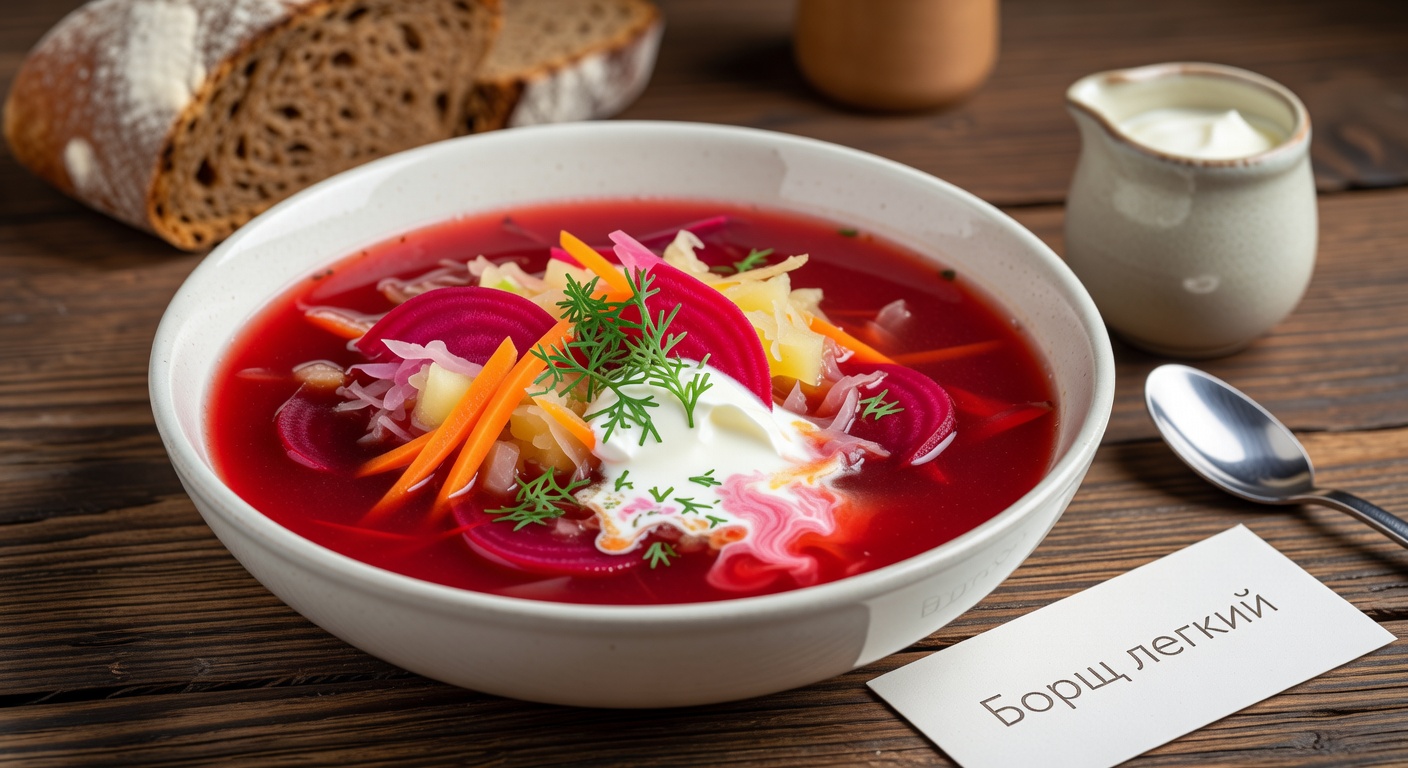 Борщ легкий