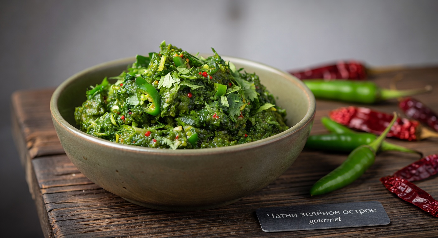 Чатни зелёное острое