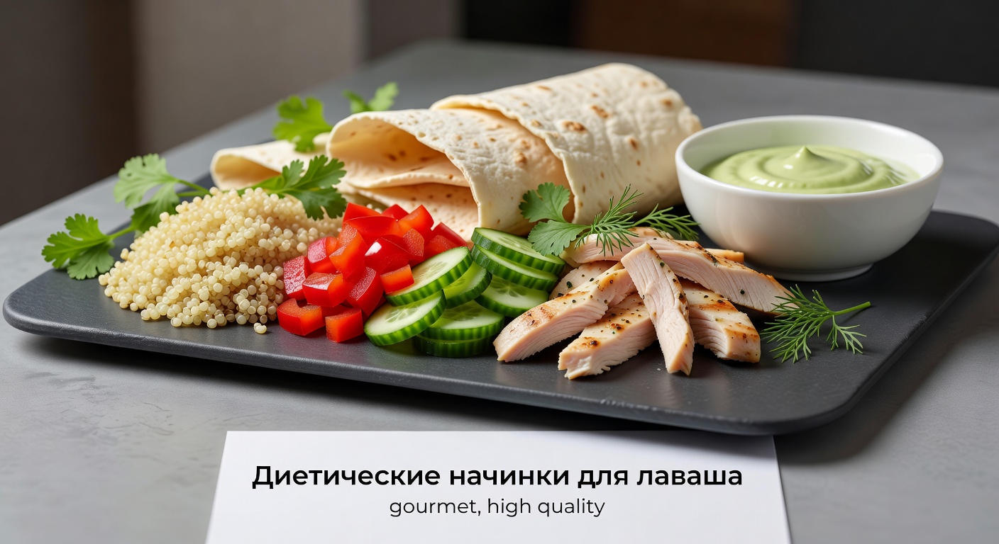 Диетические начинки для лаваша