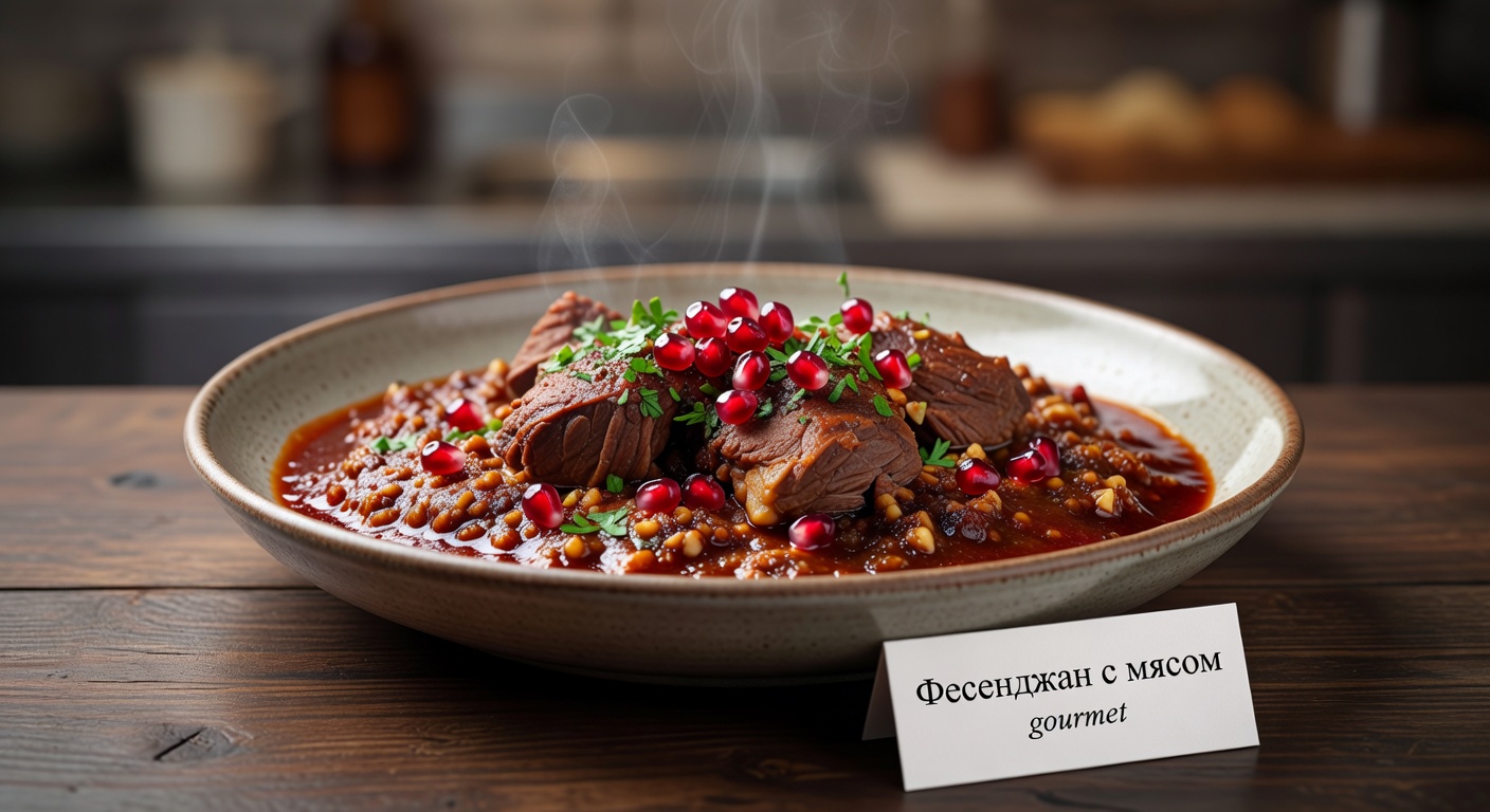 Фесенджан с мясом
