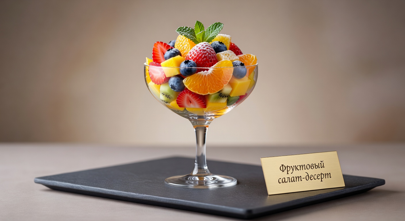 Фруктовый салат-десерт