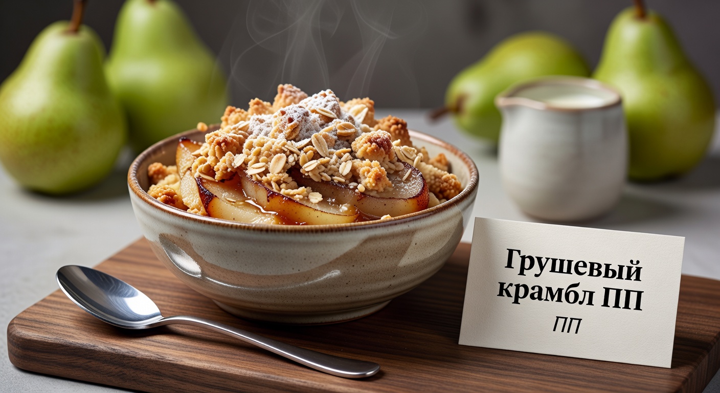 Грушевый крамбл ПП