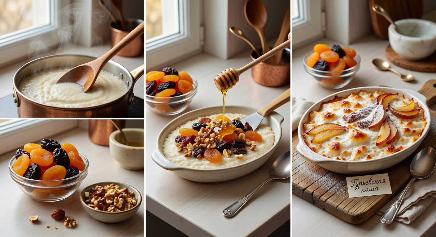 Гурьевская каша процесс