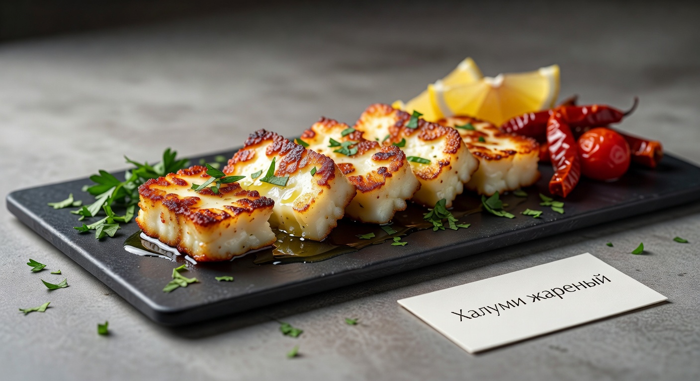 Халуми жареный