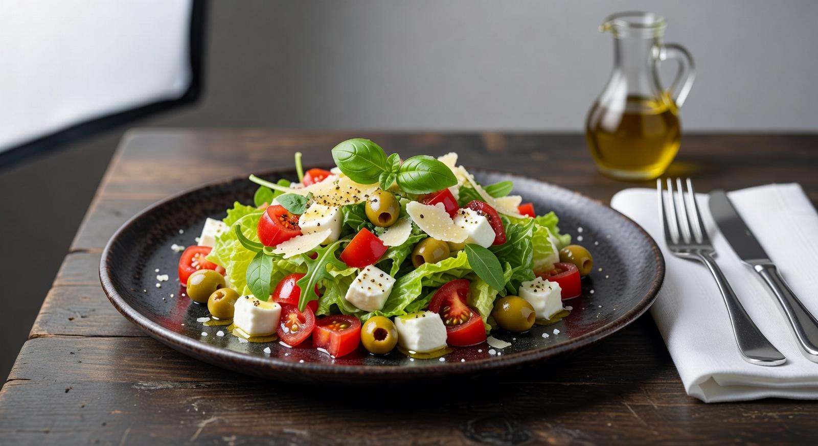 Итальянский рубленый салат (Insalata Tritata all’Italiana)