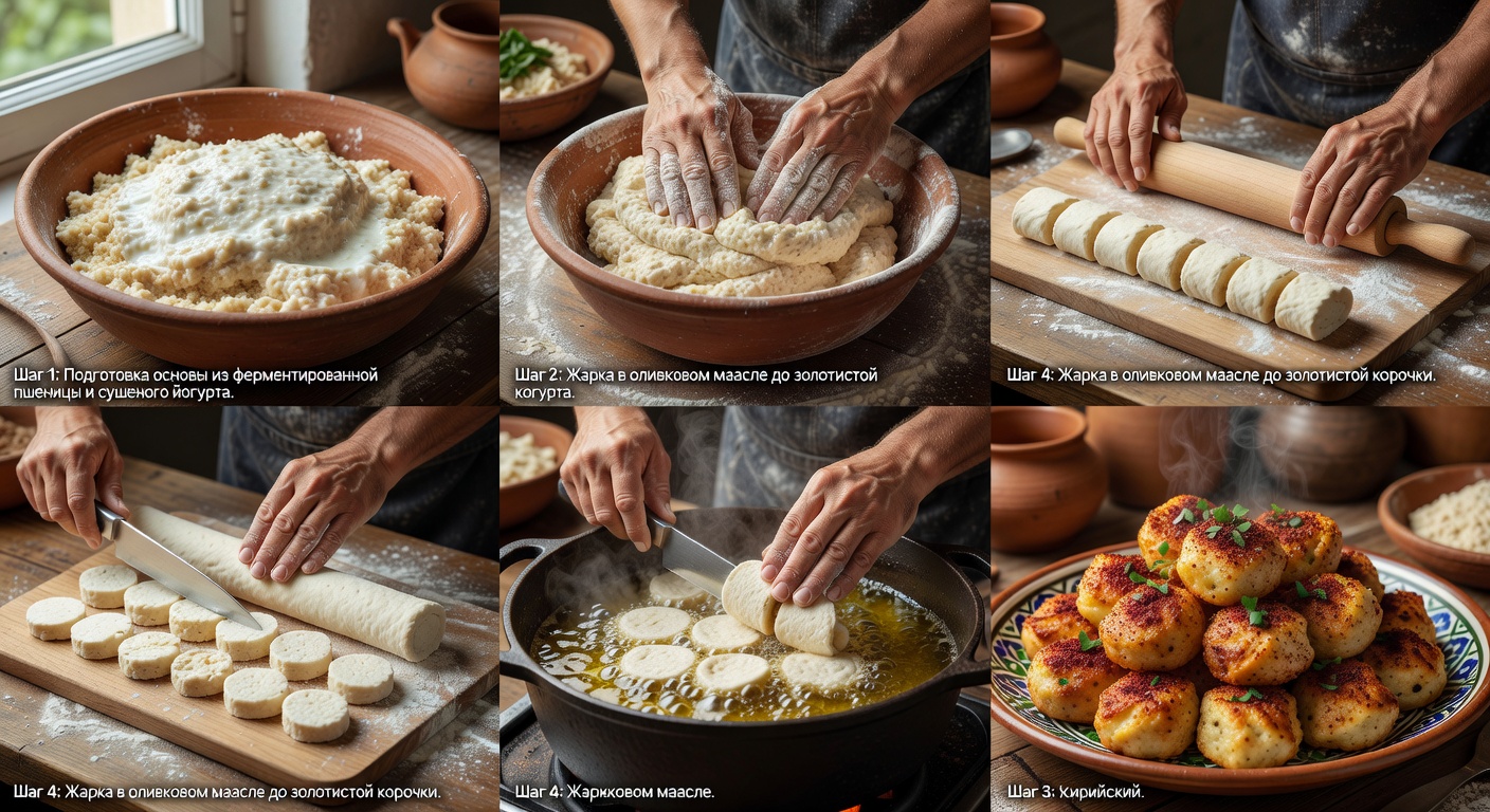 Процесс приготовления Кишк сирийский