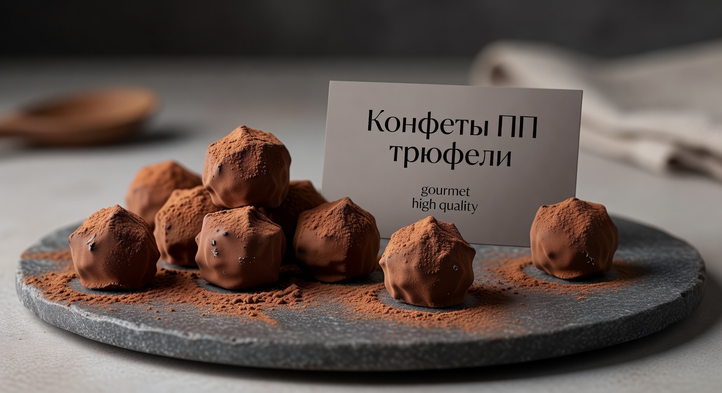 Конфеты ПП трюфели
