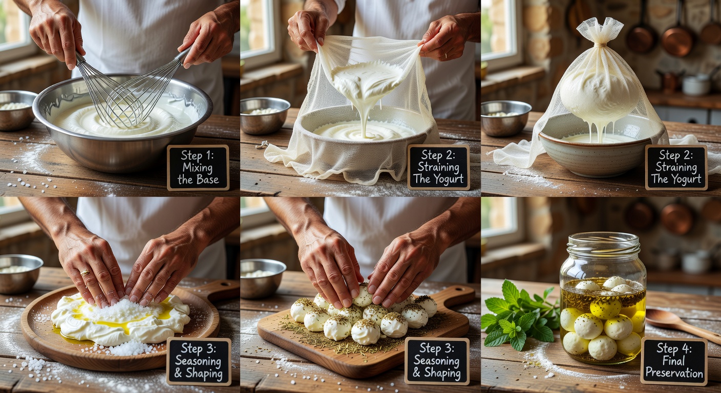 Процесс приготовления Лабане