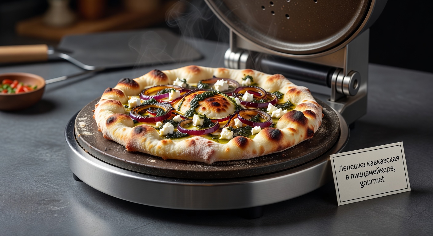 Лепешка кавказская в пиццамейкере