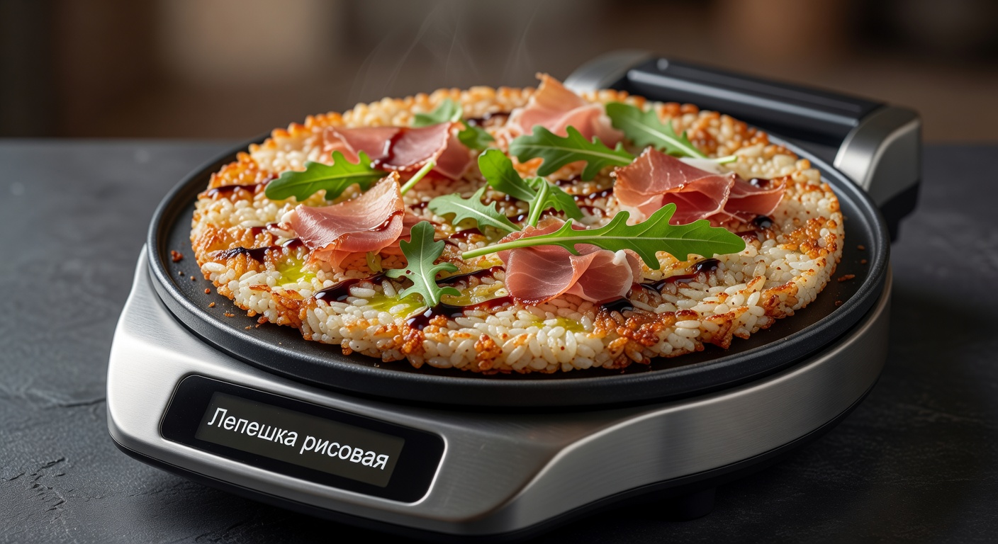 Лепешка рисовая в пиццамейкере