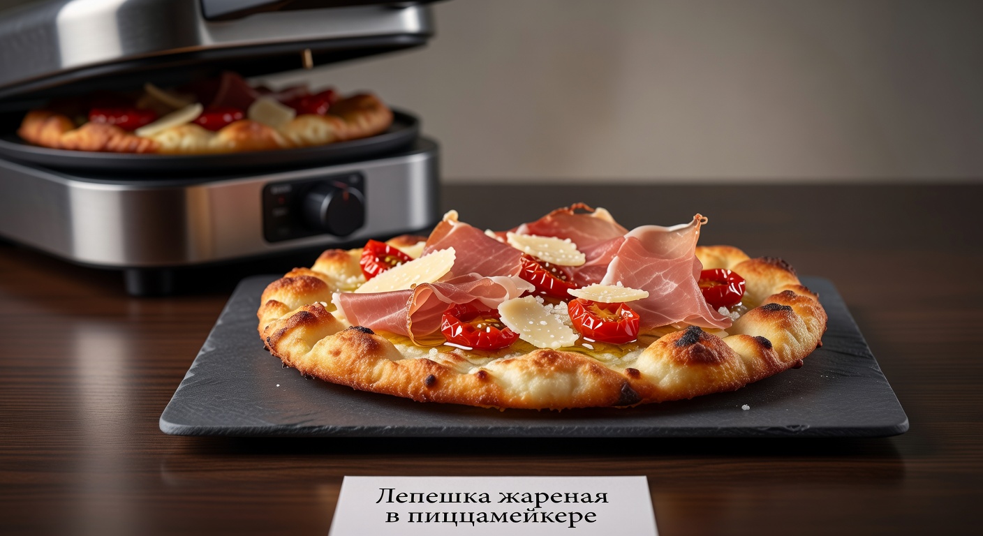 Лепешка жареная в пиццамейкере