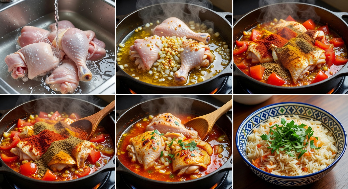 Процесс приготовления Мараг даджадж