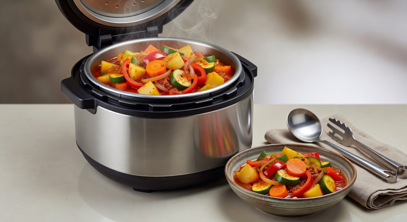 Овощное рагу в мультиварке