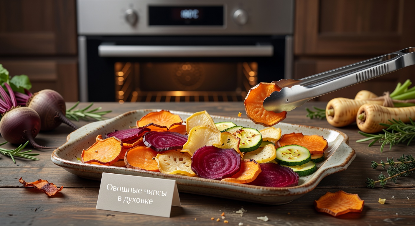 Овощные чипсы в духовке