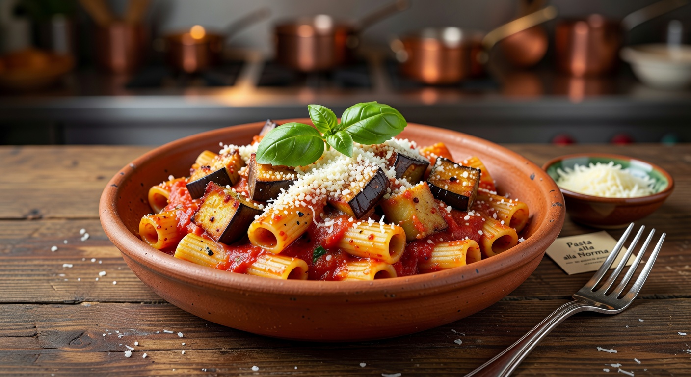 Pasta alla Norma – паста с баклажанами по-сицилийски