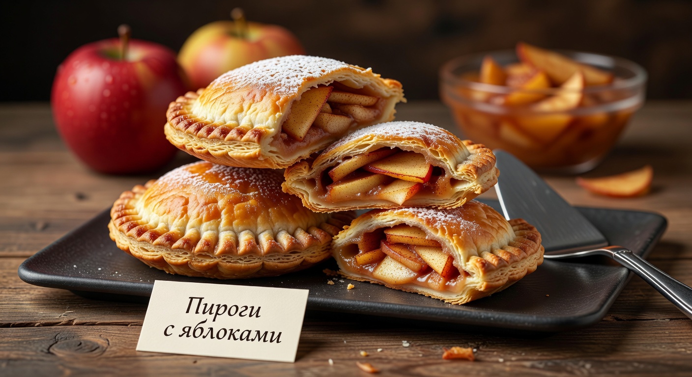 Пироги с яблоками