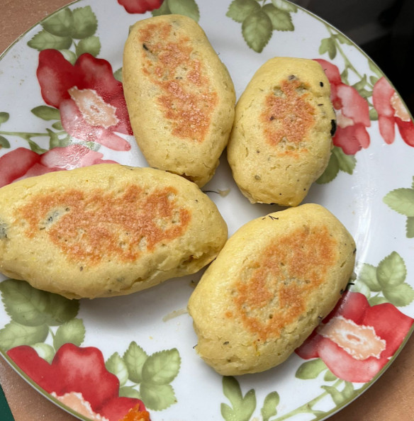 Пирожки из рисовой муки — шаг 1