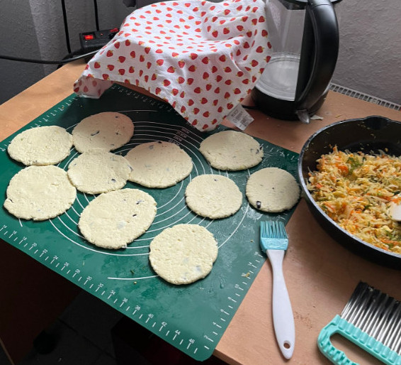 Пирожки из рисовой муки — шаг 3