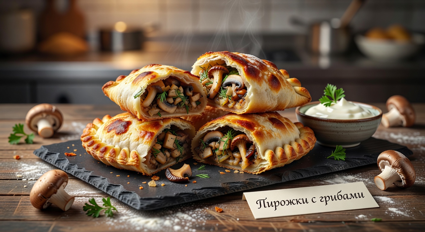 Пирожки с грибами