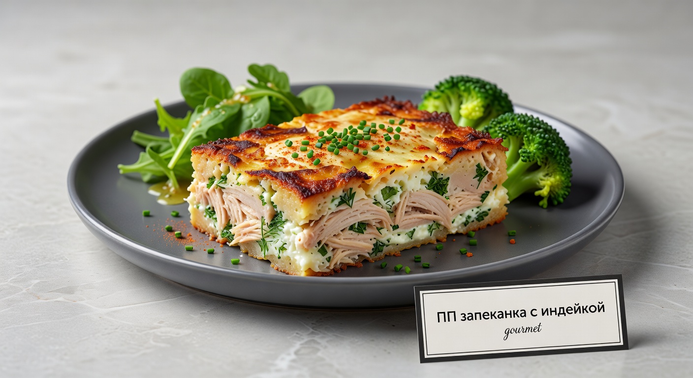 ПП запеканка с индейкой