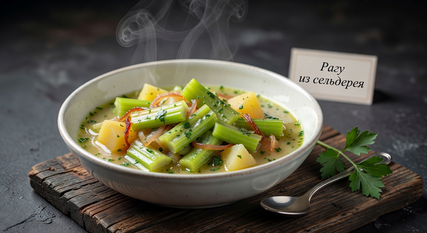 Рагу из сельдерея