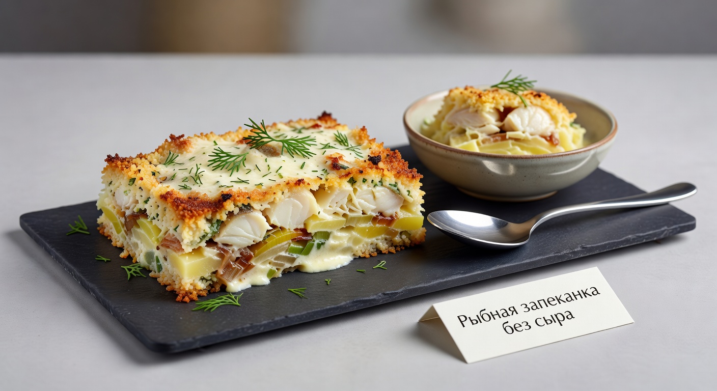 Рыбная запеканка без сыра