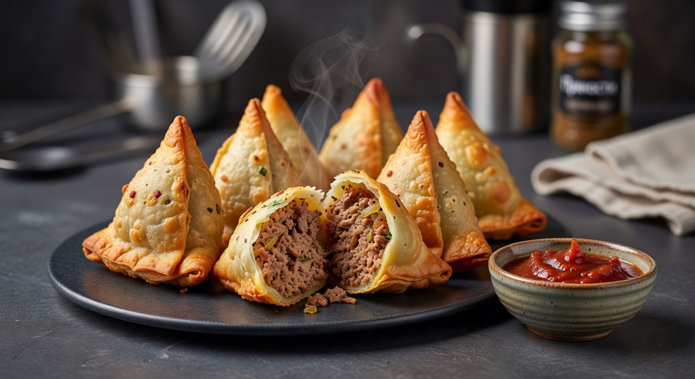 Самосы с мясом