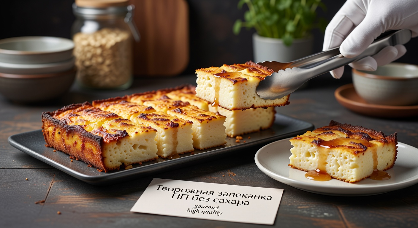 Творожная запеканка ПП без сахара