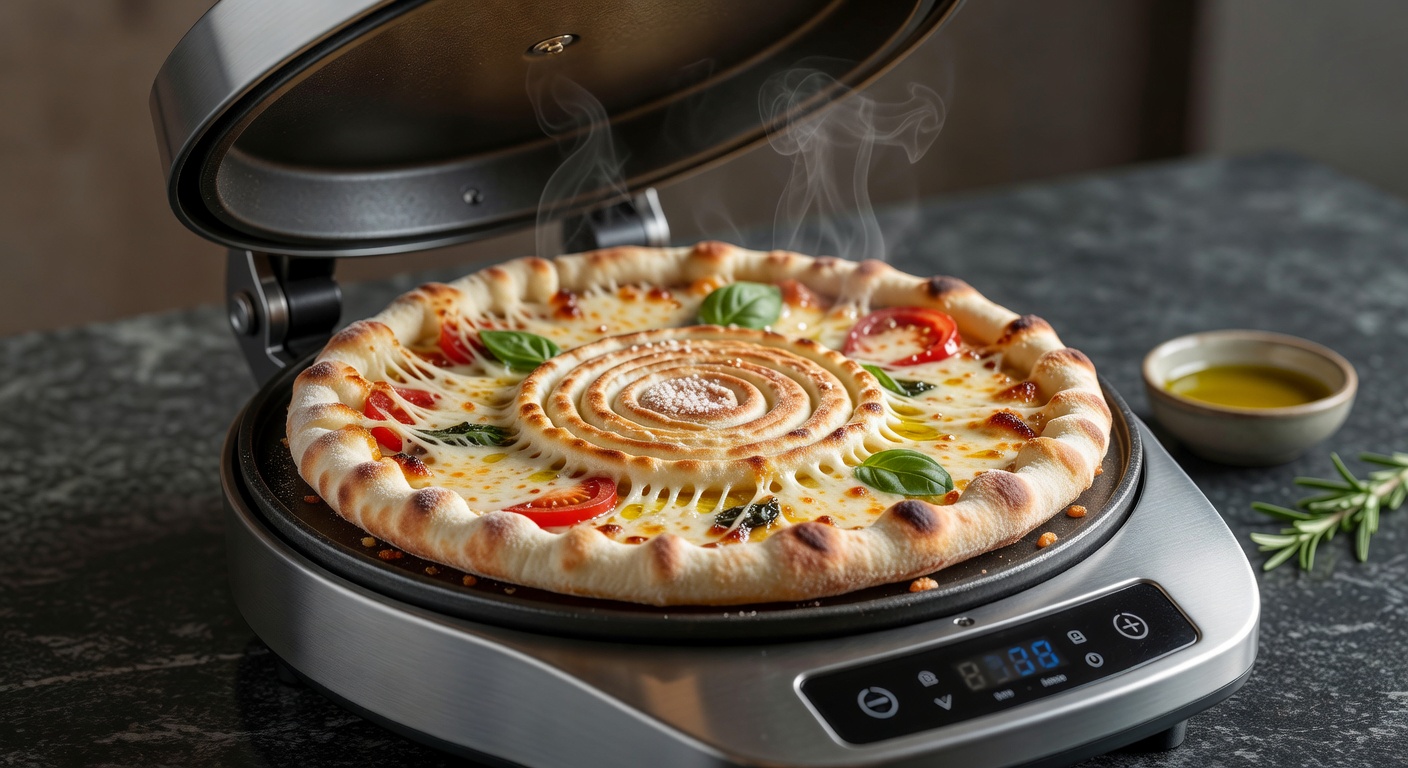 Узбекская лепешка в пиццамейкере