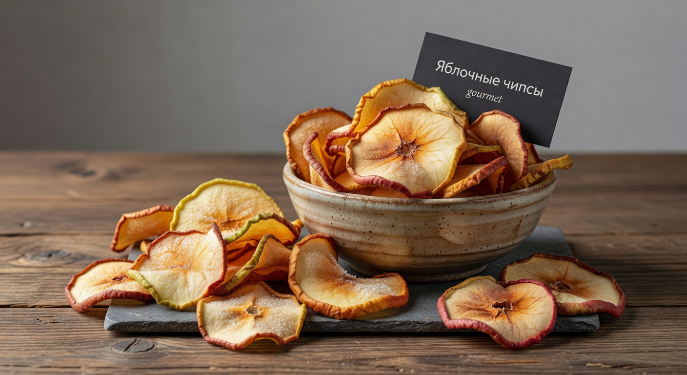 Яблочные чипсы