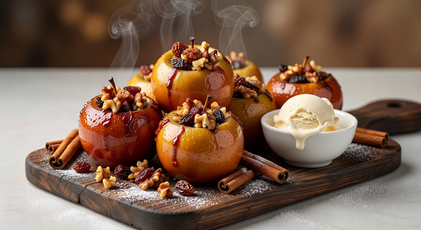 Запечённые яблоки