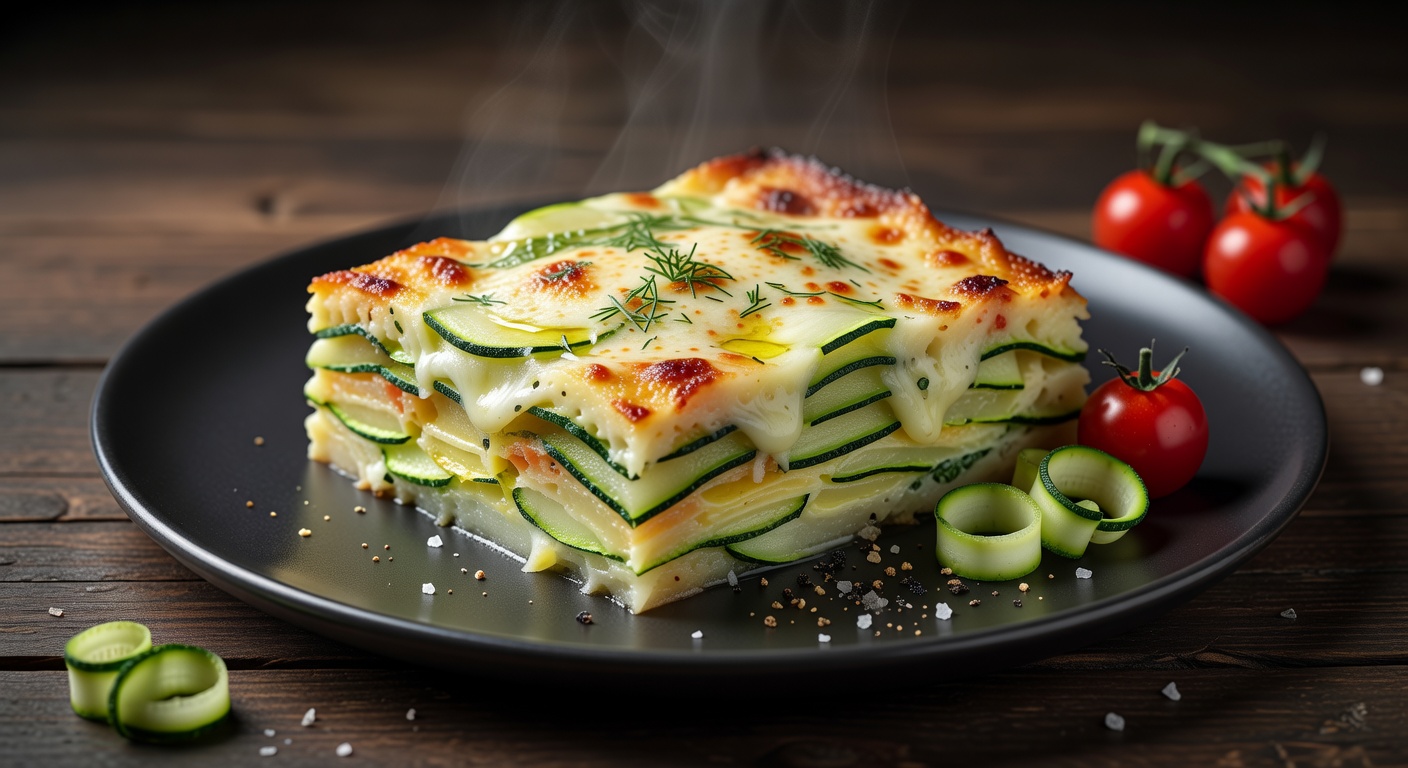 Запеканка с кабачками