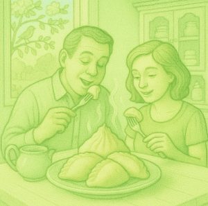 Чебуреки на пару с нежной начинкой