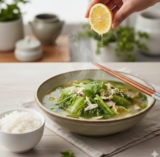 Суп из китайской капусты