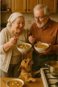 Суп из брюквы с чечевицей и фетой при ХПН, подагре и диабете. Готовится из вымоченных овощей.