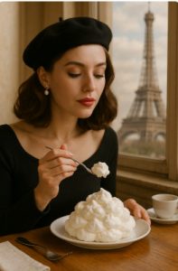 Облачное безе (эритрит, лимонный сок, ваниль)