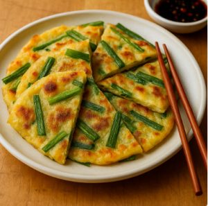 Pa-jeon — корейские блинчики с зелёным луком