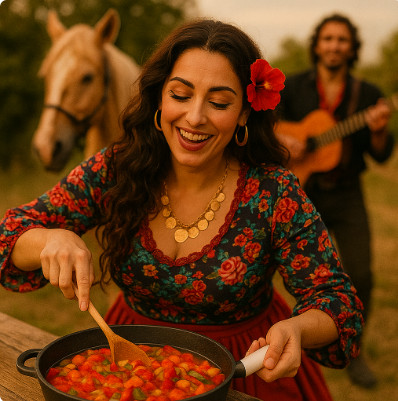 Lecso — венгерские тушёные перцы с луком и помидорами