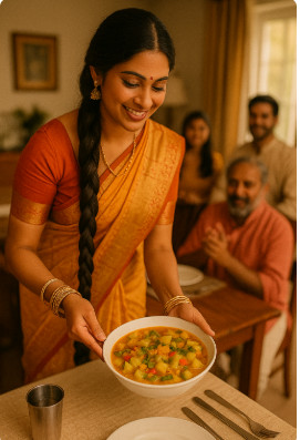 Lauki curry — индийское мягкое карри из кабачков