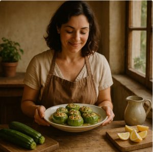 Kolokithakia gemista — Греция — кабачки, фаршированные рисом Выберите аа для диетического питания при ХПН, подагре и преддиабете.