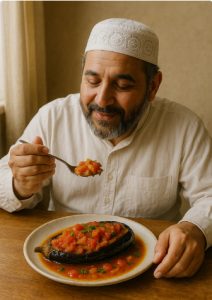 İmam bayıldı — тушёные баклажаны с луком и томатами