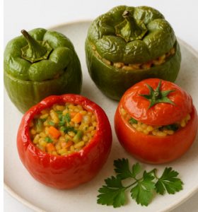 Gemista — Греция — овощи, фаршированные рисом