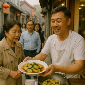 Chao xihulu — Китай — кабачки, обжаренные с имбирём