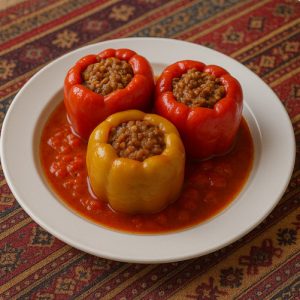 Dolma biber — Турция — фаршированные сладкие перцы