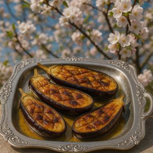 Berenjenas al horno — Испания — запечённые баклажаны с оливковым маслом