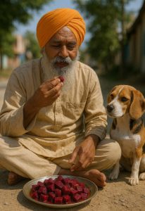 Beetroot sabzi — Индия — тушёная свёкла с куркумой