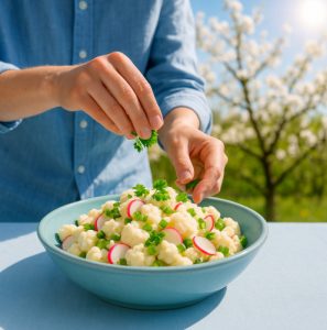 Салат из цветной капусты на праздник